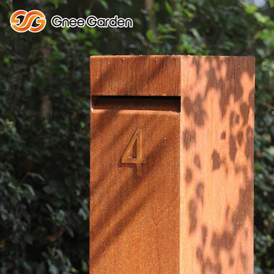 Funzione arrugginita d'acciaio dei mobili metallici di Corten multi dell'urna d'acciaio all'aperto del pacchetto