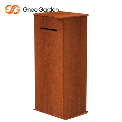 Funzione arrugginita d'acciaio dei mobili metallici di Corten multi dell'urna d'acciaio all'aperto del pacchetto