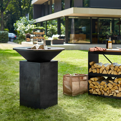 Il legno che brucia sopravvivendo la cottura all'aperto d'acciaio griglia 100cm per il barbecue