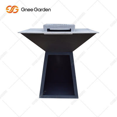 Griglia per barbecue teppanyaki da esterno da giardino di grandi dimensioni multifunzionale con sporgenza di cottura
