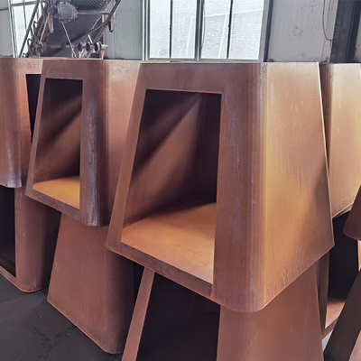 fuoco d'acciaio mobile spesso Pit Customized Size del barbecue di 3mm Corten