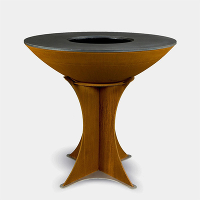 Le griglie di cottura all'aperto del barbecue del metallo fanno il giardinaggio altezza dell'acciaio 900mm di Corten