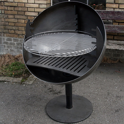 Griglie per cucina all'aperto europee Braciere Griglia per barbecue in acciaio Corten