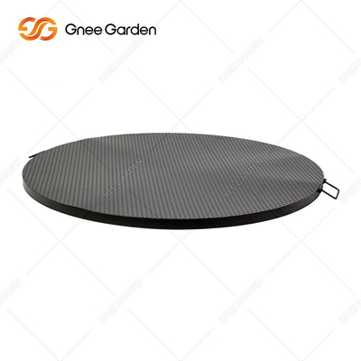 Le griglie di cottura all'aperto Plancha del barbecue grigliano il fuoco d'acciaio Pit Black Colour di Corten