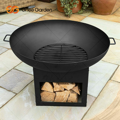 Fuoco all'aperto Pit Customized della ruggine di Corten dell'acciaio del metallo della grande griglia naturale del barbecue