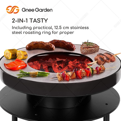 Griglia per barbecue in metallo Griglia a carbone Griglia per barbecue a carbone da campeggio Barbecue portatile