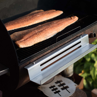 Fornello da campeggio per barbecue da esterno in acciaio corten con griglia di cottura