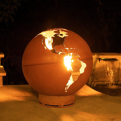 Fuoco d'acciaio fatto a mano Pit Balls Custom Design Fire Pit Balls di Corten