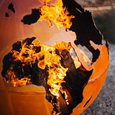 Fuoco d'acciaio fatto a mano Pit Balls Custom Design Fire Pit Balls di Corten