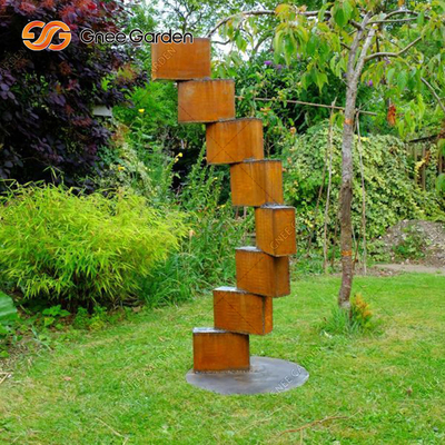 Scultura d'acciaio all'aperto grande Rusty Metal Statues For Gardens di Corten