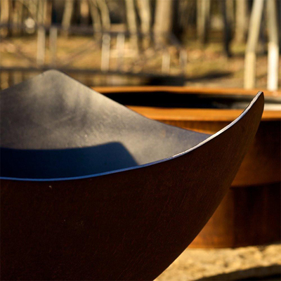 Fuoco d'acciaio bruciante di legno Pit For Patio Decor di Corten