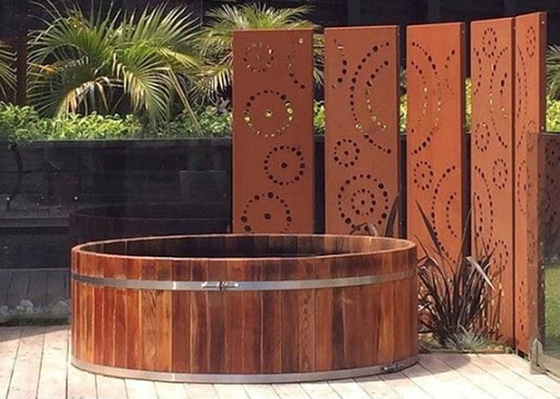 il giardino del metallo di 1800x900mm orna Corten che gli schermi decorativi d'acciaio circondano il modello