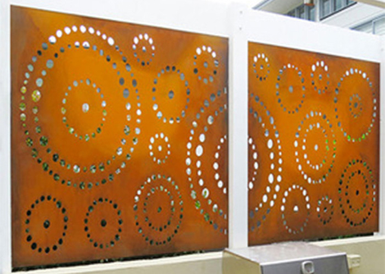 il giardino del metallo di 1800x900mm orna Corten che gli schermi decorativi d'acciaio circondano il modello