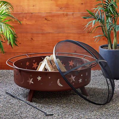 Metallo su misura che timbra spessore d'acciaio di Firebowl 3mm dell'acciaio di Corten del pozzo del fuoco