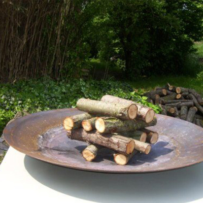 80cm Rusty Corten Fire Bowl Brazier all'aperto per il partito di campeggio