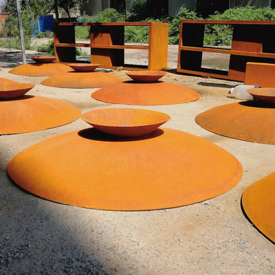 80cm Rusty Corten Fire Bowl Brazier all'aperto per il partito di campeggio