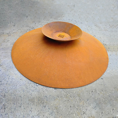 Fuoco d'acciaio all'aperto Pit Rusty Burner Outdoor For Backyard di Corten