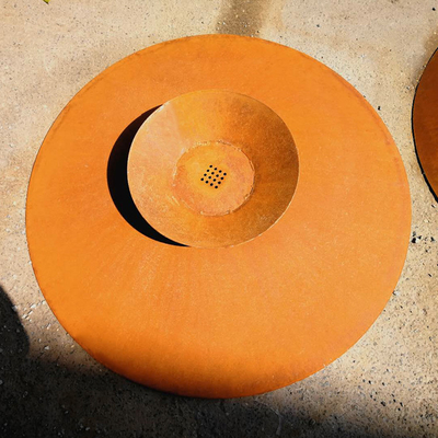 Fuoco d'acciaio all'aperto Pit Rusty Burner Outdoor For Backyard di Corten