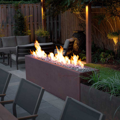 Acciaio di campeggio all'aperto Firepit di Pit Large Bonfire Wood Stove Corten del fuoco