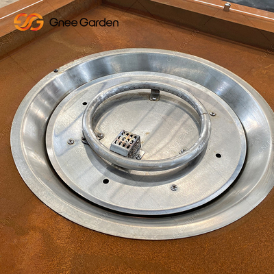 Acciaio d'acciaio all'aperto Firepit di Pit Garden Patio Decorative Square Corten del fuoco