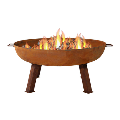I pozzi d'acciaio d'acciaio all'aperto del fuoco di Pit Wood Burning Garden Decorative Corten del fuoco lanciano