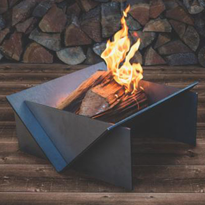 Naturale di riscaldamento all'aperto d'acciaio staccabile di Corten Firepit GN-FP-333 arrugginito
