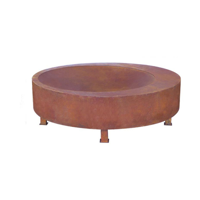 Legno che brucia grande fuoco d'acciaio d'azione corrosiva degli elementi Pit Outdoor Fire Bowl 600mm-1500mm