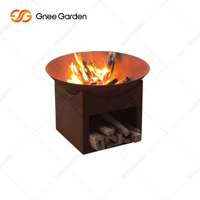 Fuoco bruciante di legno all'aperto Pit Patio Wood Fire Pit di Prerusted a prova d'umidità