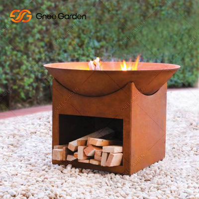 taglio del laser di 56cm intorno al fuoco Pit For Garden Decoration di Corten