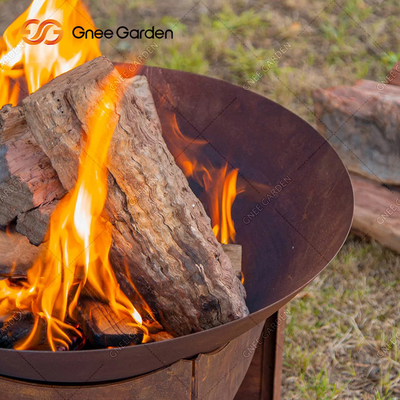 taglio del laser di 56cm intorno al fuoco Pit For Garden Decoration di Corten
