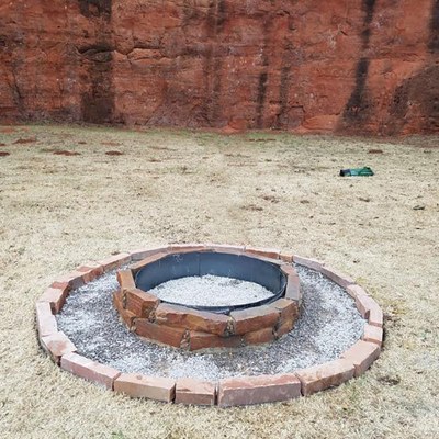 ODM dell'OEM del pozzo del fuoco d'acciaio resistente agli agenti atmosferici di corten arrugginito all'aperto