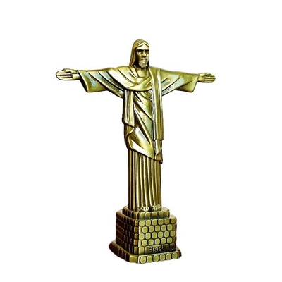Ornamenti domestici del ghisa di religione della scultura all'aperto a 12 pollici del metallo