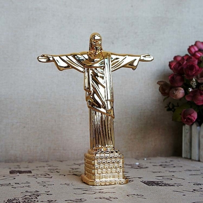 Ornamenti domestici del ghisa di religione della scultura all'aperto a 12 pollici del metallo