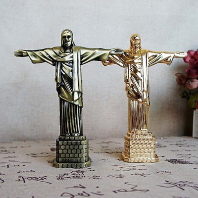 Ornamenti domestici del ghisa di religione della scultura all'aperto a 12 pollici del metallo