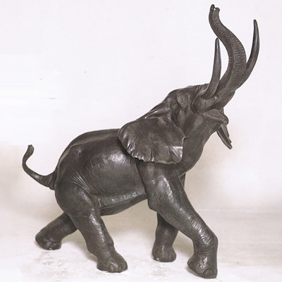 Scultura del giardino dell'elefante del metallo di resistenza della corrosione dell'altezza di 200cm