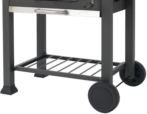 Griglia a Carbone da Esterno con Tavolini Laterali Sistema Grate In Grate Griglie a Carbone Griglie per Cottura all'aperto Cottura all'aperto