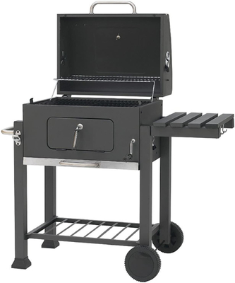 Griglia a Carbone da Esterno con Tavolini Laterali Sistema Grate In Grate Griglie a Carbone Griglie per Cottura all'aperto Cottura all'aperto
