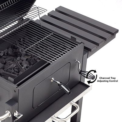 griglie di cottura all'aperto portatili nere di 115cmx46cm per la stufa del barbecue