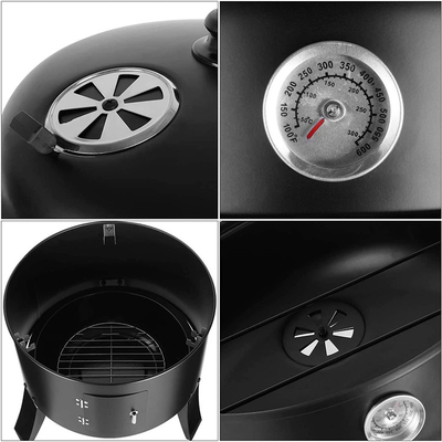 18&quot; griglia portatile di cottura all'aperto 3 del carbone delle griglie di altezza in 1 multifunzionale