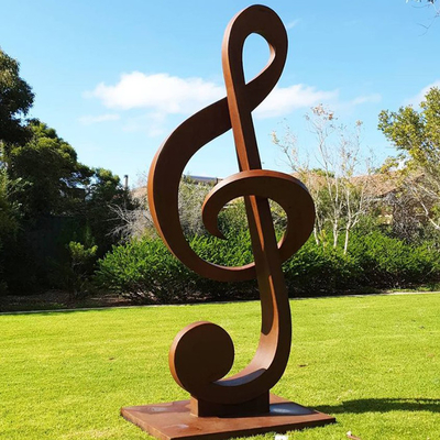 OEM che sopravvive il metallo d'acciaio Rusty Metal Yard Sculptures Outdoor delle sculture del prato inglese