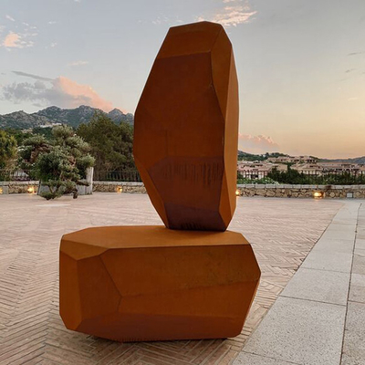 iarda d'acciaio unica Art Sculpture del metallo della scultura di Corten di spessore di 3mm