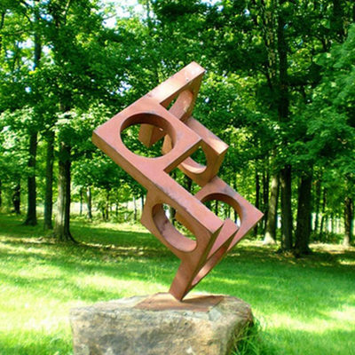 Annata Rusty Metal Garden Abstract Sculptures all'aperto del giardino di Gnee personalizzabile