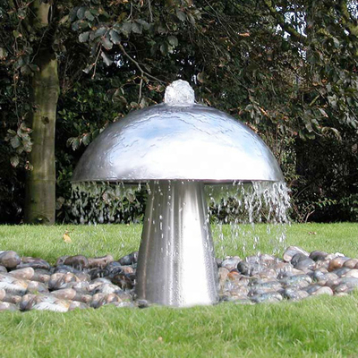 Scultura moderna del metallo della scultura dello specchio del giardino della sfera di H250cm all'aperto