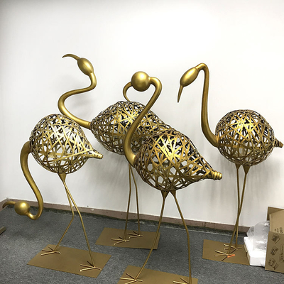 Decorazione all'aperto della scultura rispecchiata tema animale 2m di acciaio inossidabile