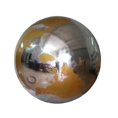 Il globo del mondo della scultura della sfera del metallo lucidato giardino di Gnee scolpisce fatto a mano