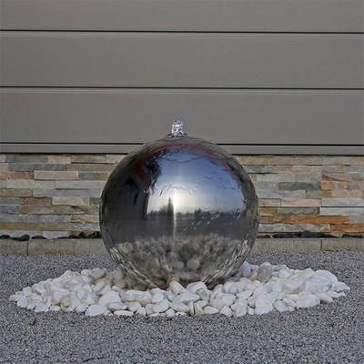 Scultura di acciaio inossidabile della sfera vuota di H245cm per la decorazione all'aperto