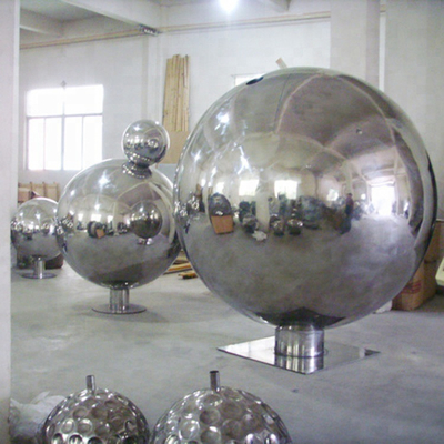 Scultura di acciaio inossidabile della sfera vuota di H245cm per la decorazione all'aperto