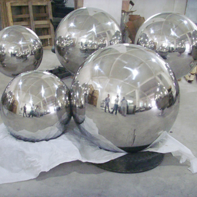 Scultura di acciaio inossidabile della sfera vuota di H245cm per la decorazione all'aperto