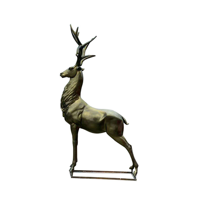 Il CE ha certificato decorativo a grandezza naturale della scultura bronzea della statua bronzea all'aperto degli alci