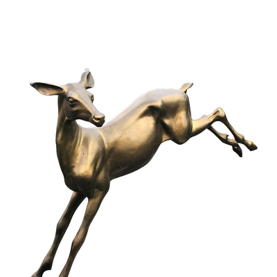 Le statue bronzee spesse dei cervi del giardino 8mm di Gnee fanno il giardinaggio decorazione con i dettagli fini